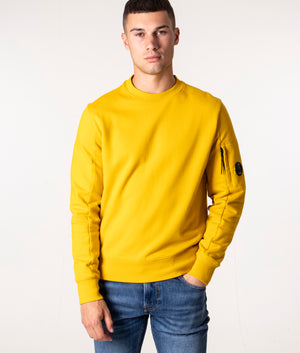 Diagonal- Raised-Fleece-Sweatshirt-Nugget-Gold-EQVVS
