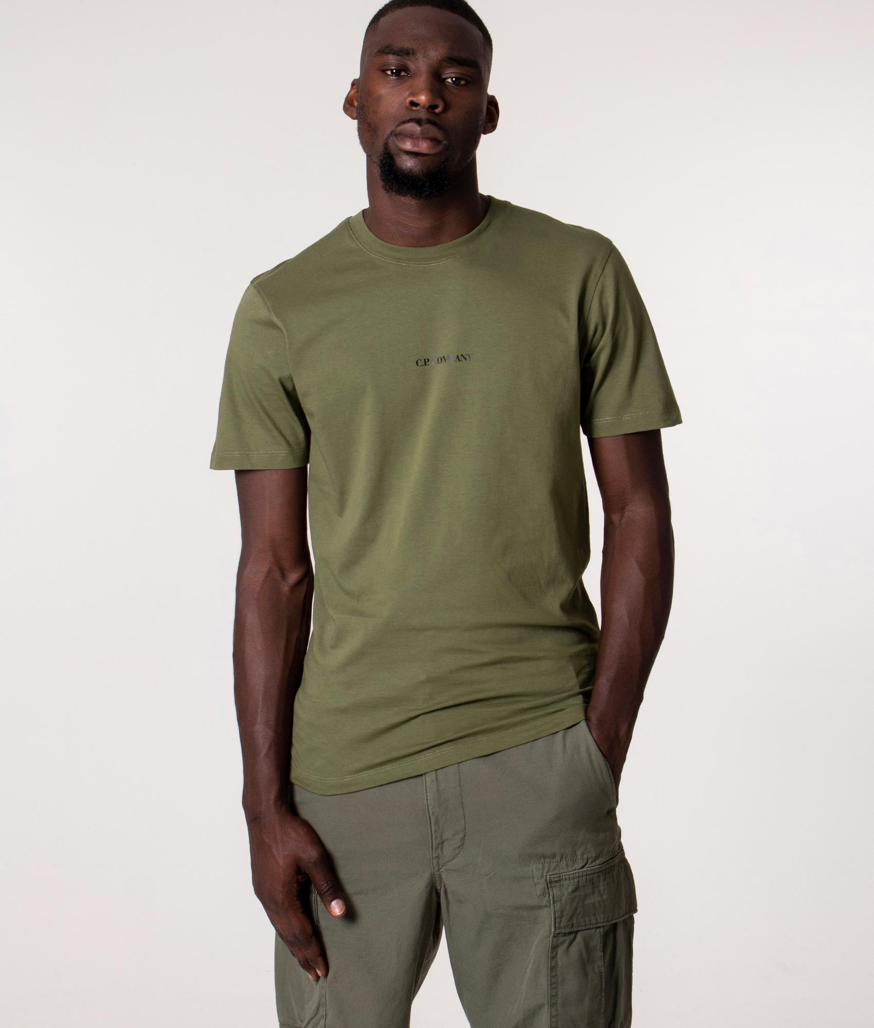 Relaxed-Fit-30/1-T-Shirt-Olive-CP-Company-EQVVS