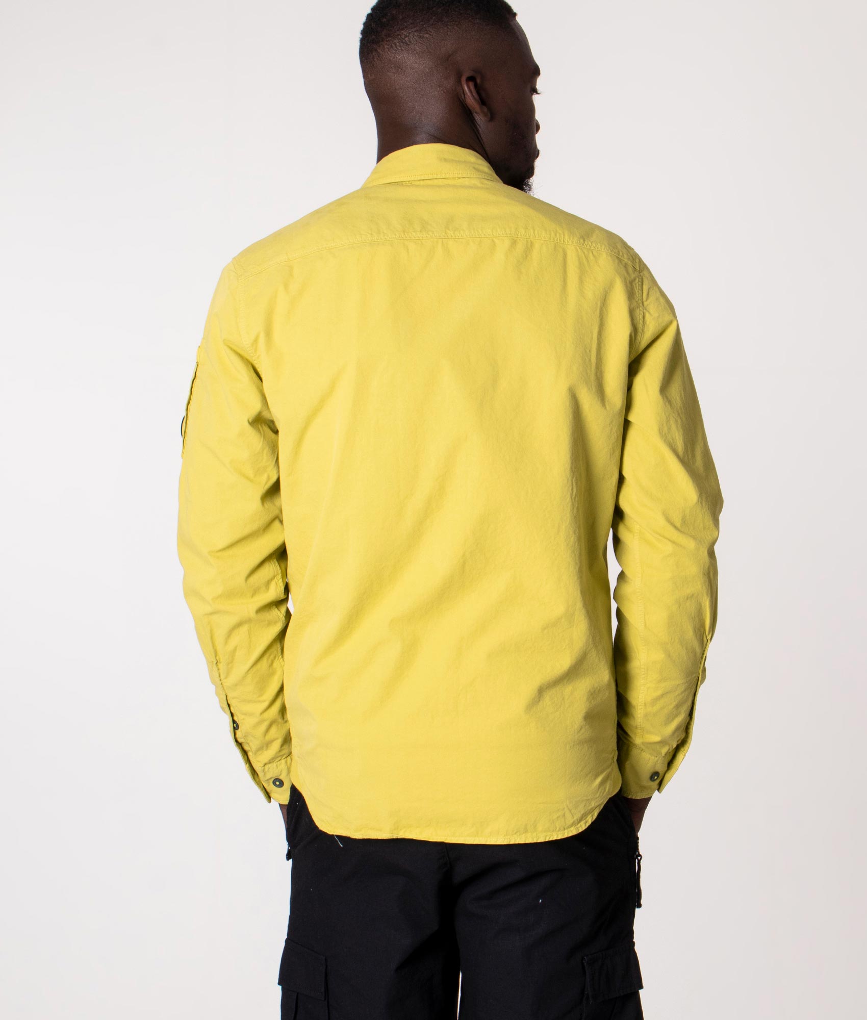 Zip-Through-Gabardine-Overshirt-Golden-Palm-CP-Company-EQVVS