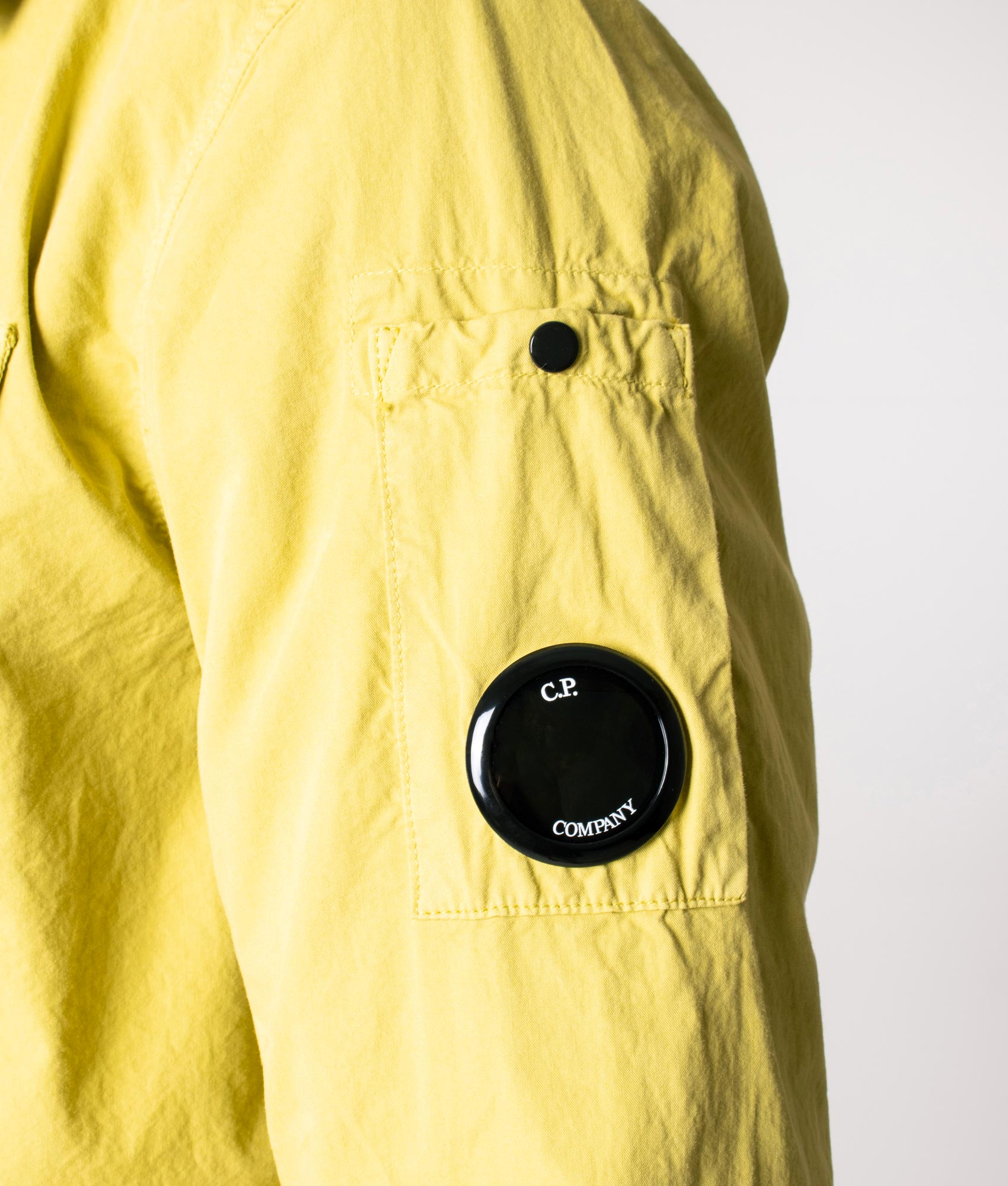 Zip-Through-Gabardine-Overshirt-Golden-Palm-CP-Company-EQVVS