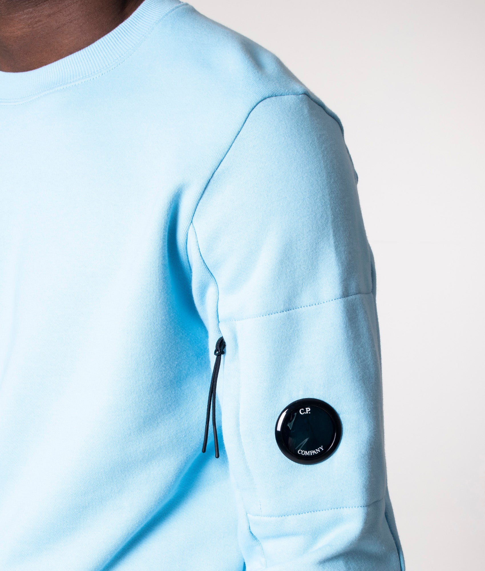 Diagonal-Raised-Fleece-Sweatshirt-Sky-Blue-CP-Company-EQVVS