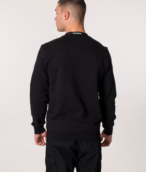 Diagonal-Raised-Fleece-Sweatshirt-Black-CP-Company-EQVVS