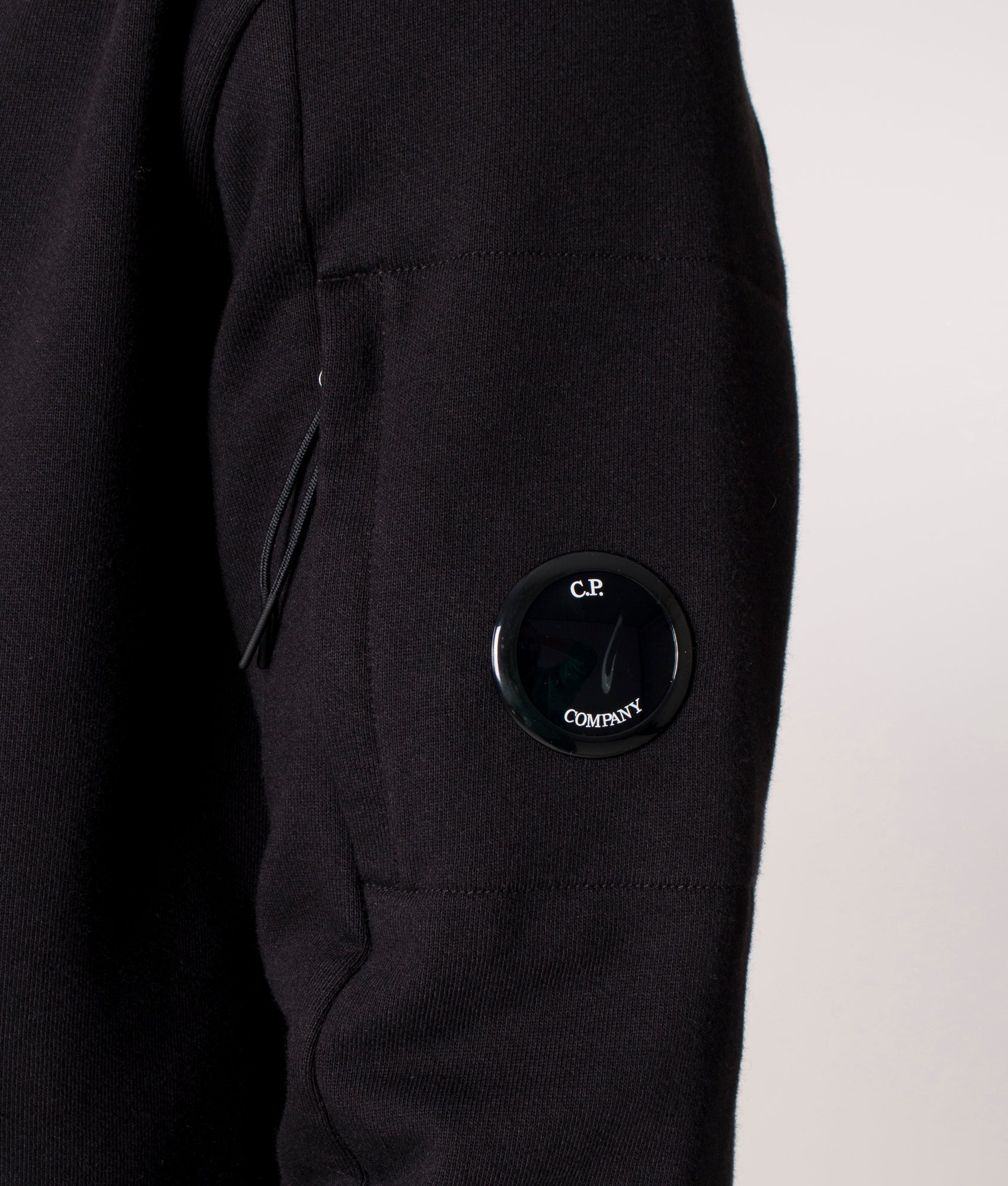 Diagonal-Raised-Fleece-Sweatshirt-Black-CP-Company-EQVVS