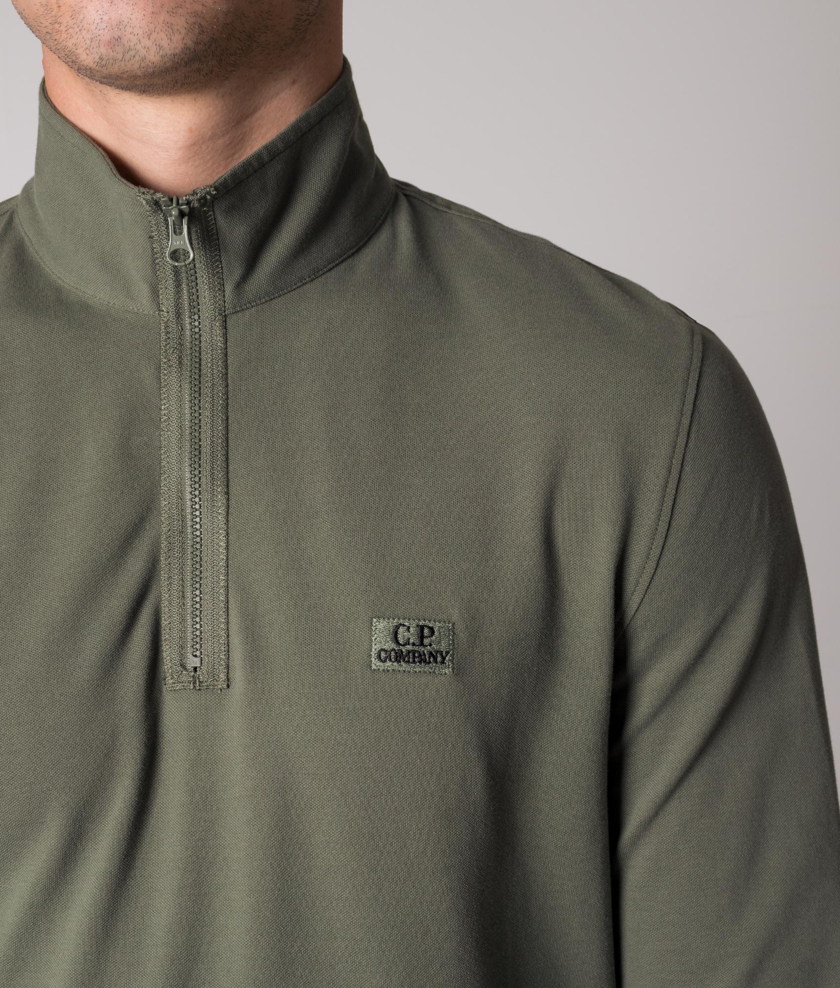 Quarter-Zip-Sweatshirt-Thyme-CP-Company-EQVVS