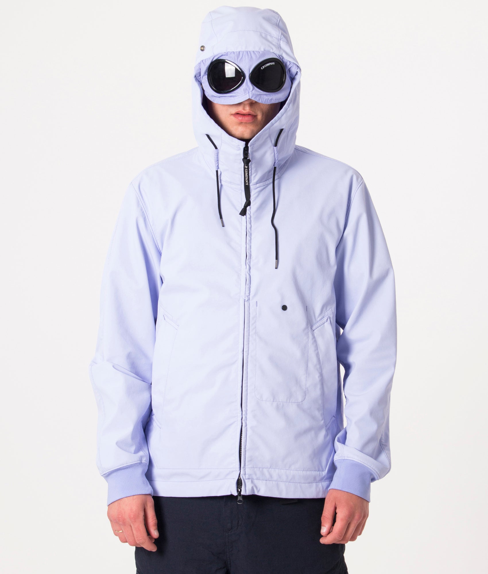 ジャケット・アウター C.P. Company GD Shell Goggle Jacket GD Shell Goggle Jacket Pale Mauve | C.P. Company | EQVVS