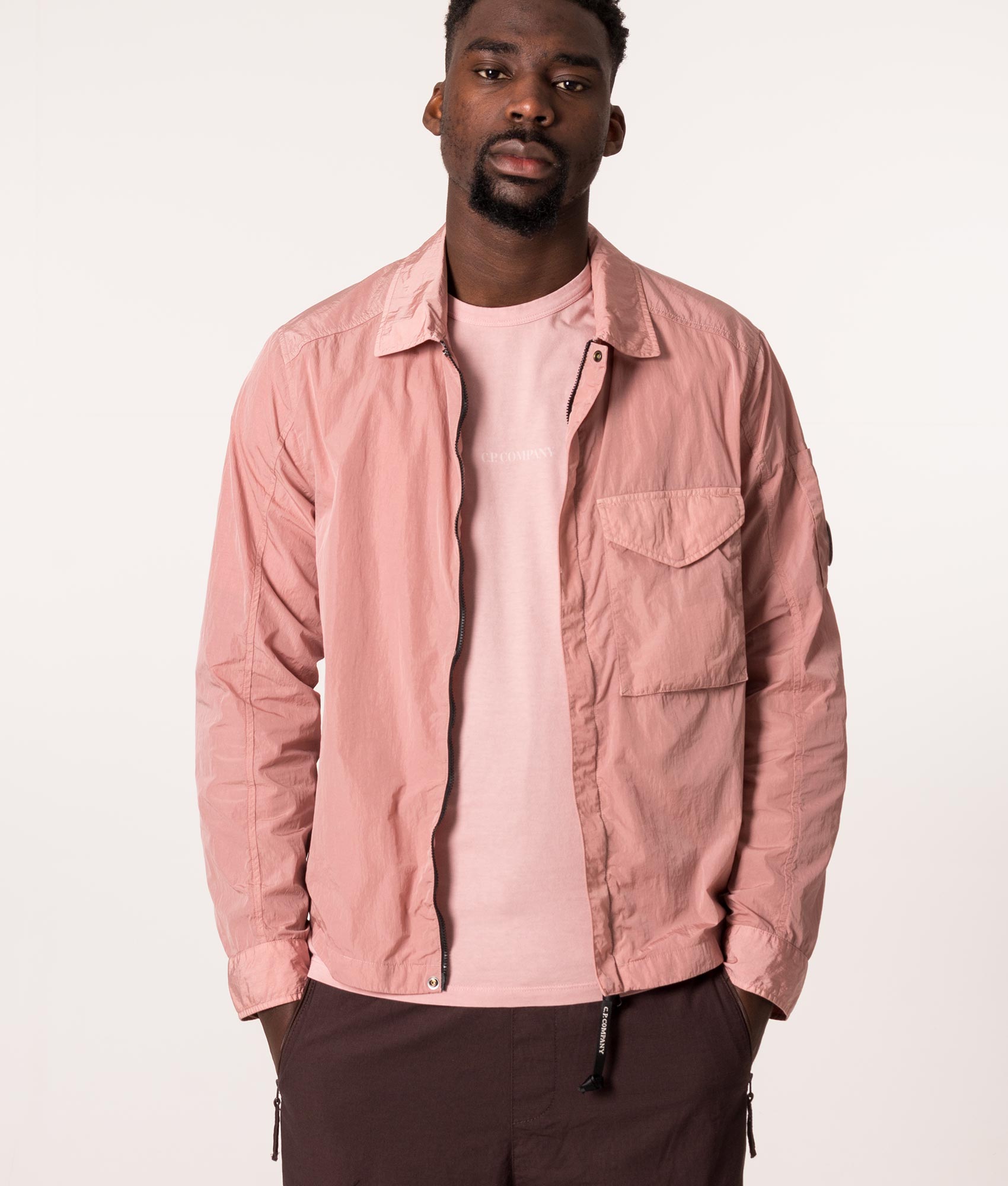 Chrome R Overshirt Pale Mauve | C.P. Company | EQVVS