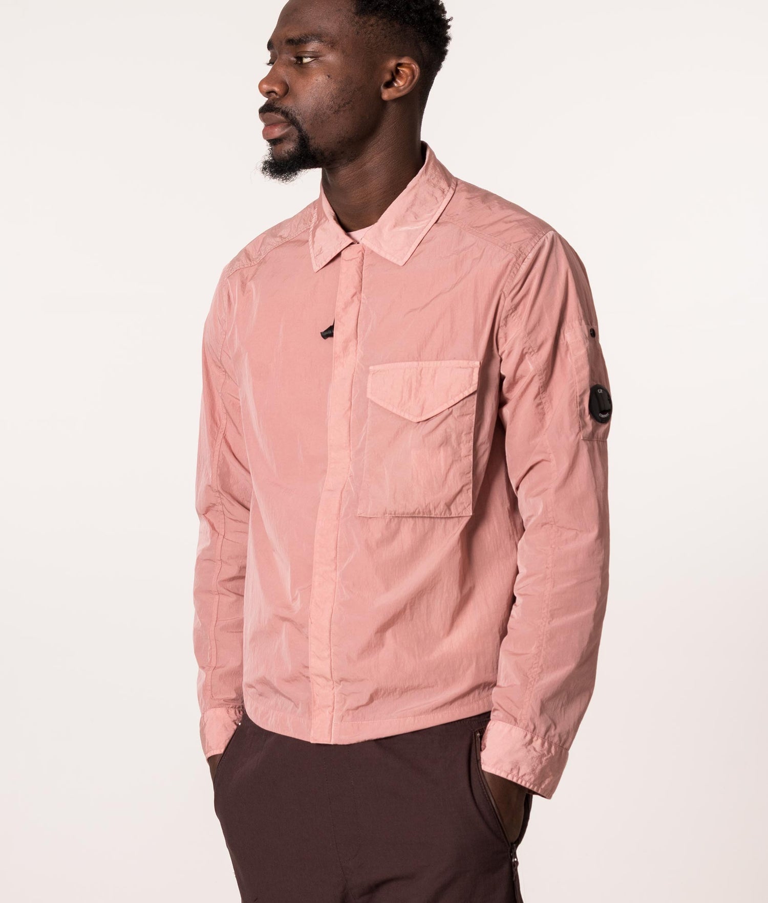 Chrome R Overshirt Pale Mauve | C.P. Company | EQVVS