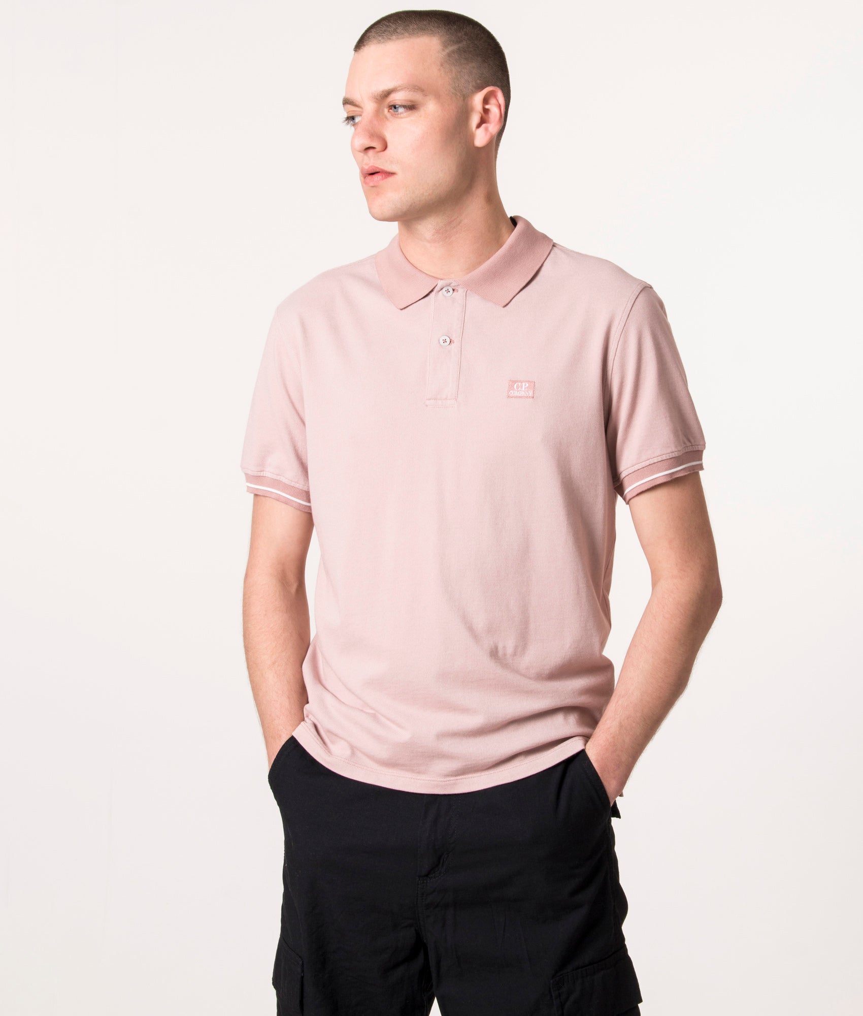 Tacting-Piquet-Logo-Polo-Shirt-Pale-Mauve-C.P.-Company-EQVVS