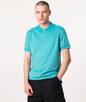 Tacting-Piquet-Logo-Polo-Shirt-Tile-Blue-C.P.-Company-EQVVS