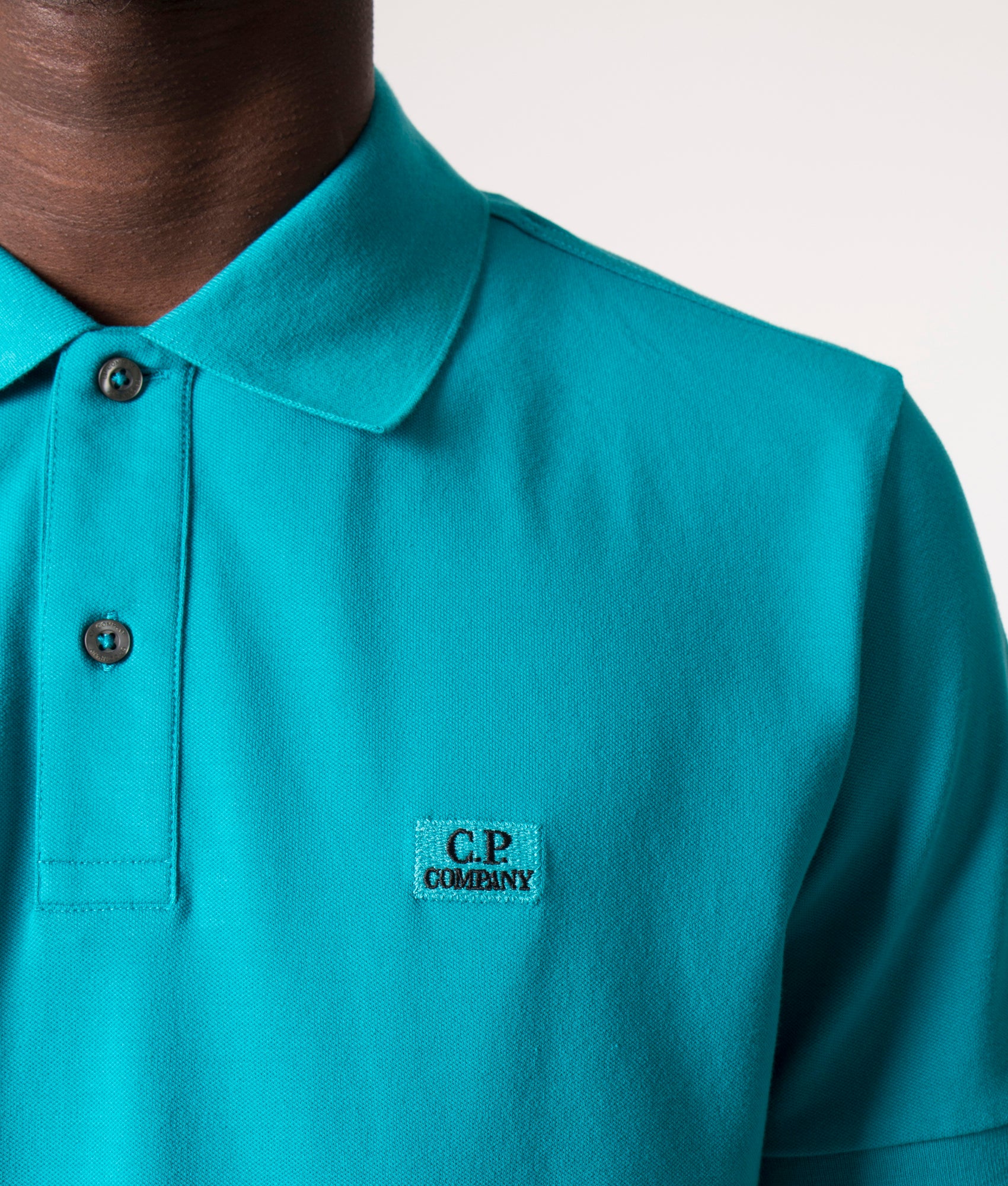 Stretch-Pique-Polo-Shirt-Tile-Blue-C.P.-Company-EQVVS