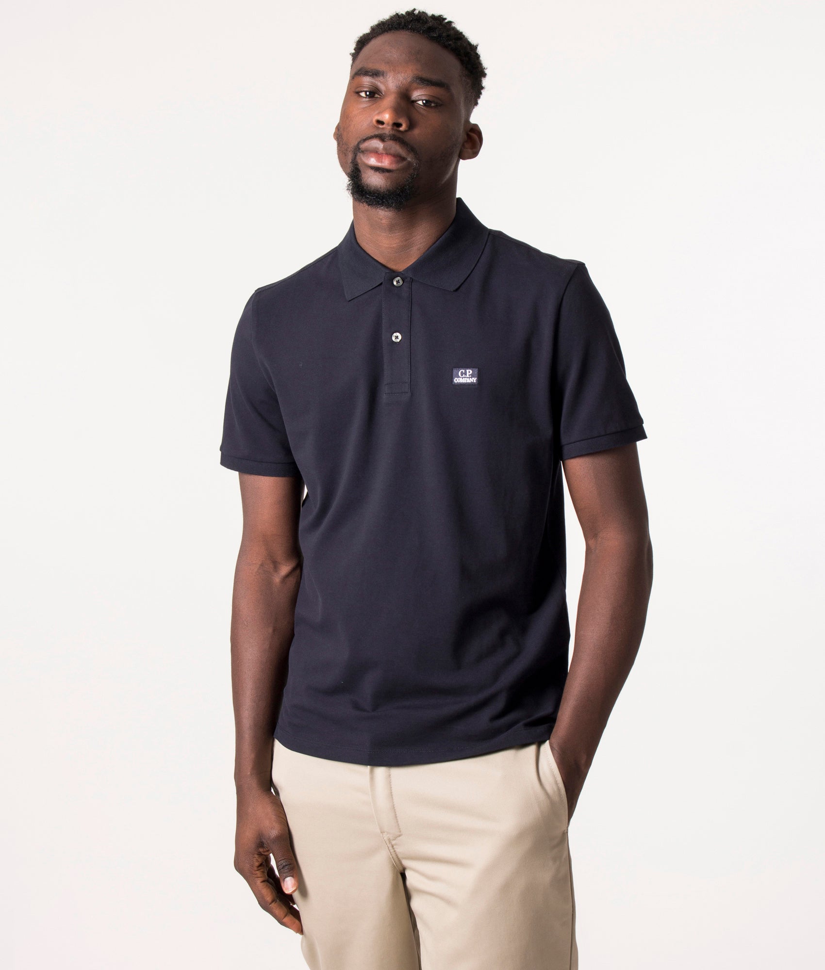 Stretch-Pique-Polo-Shirt-Total-Eclipse-C.P.-Company-EQVVS