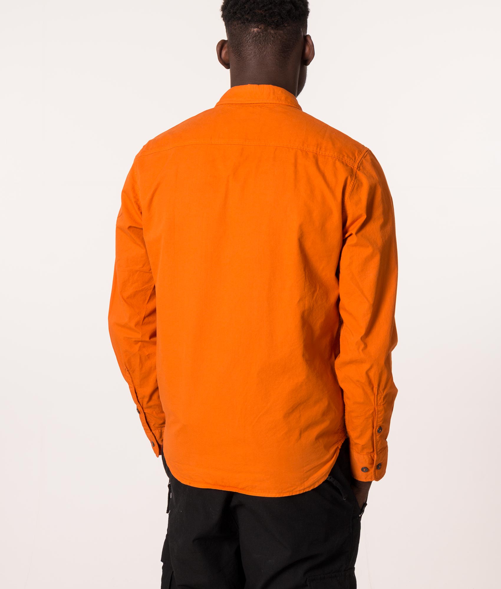 Zip-Through-Gabardine-Overshirt-Harvest-Pumpkin-C.P.-Company-EQVVS