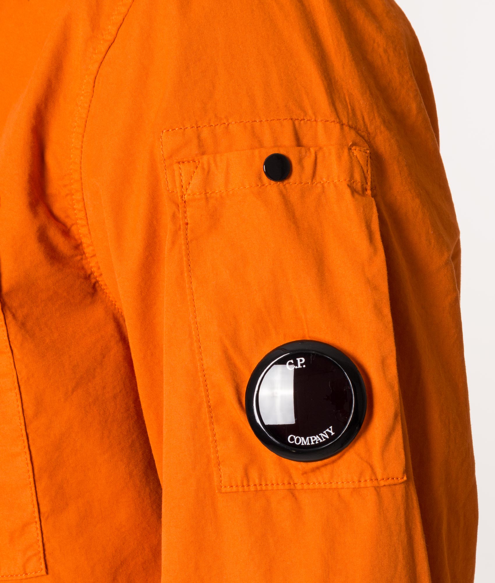 Zip-Through-Gabardine-Overshirt-Harvest-Pumpkin-C.P.-Company-EQVVS