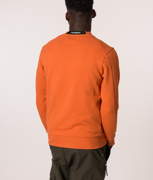 Diagonal-Raised-Fleece-Sweatshirt-Harvest-Pumpkin-C.P.-Company-EQVVS