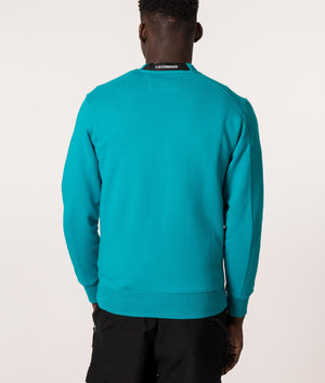 Diagonal-Raised-Fleece-Sweatshirt-Tile-Blue-C.P.-Company-EQVVS