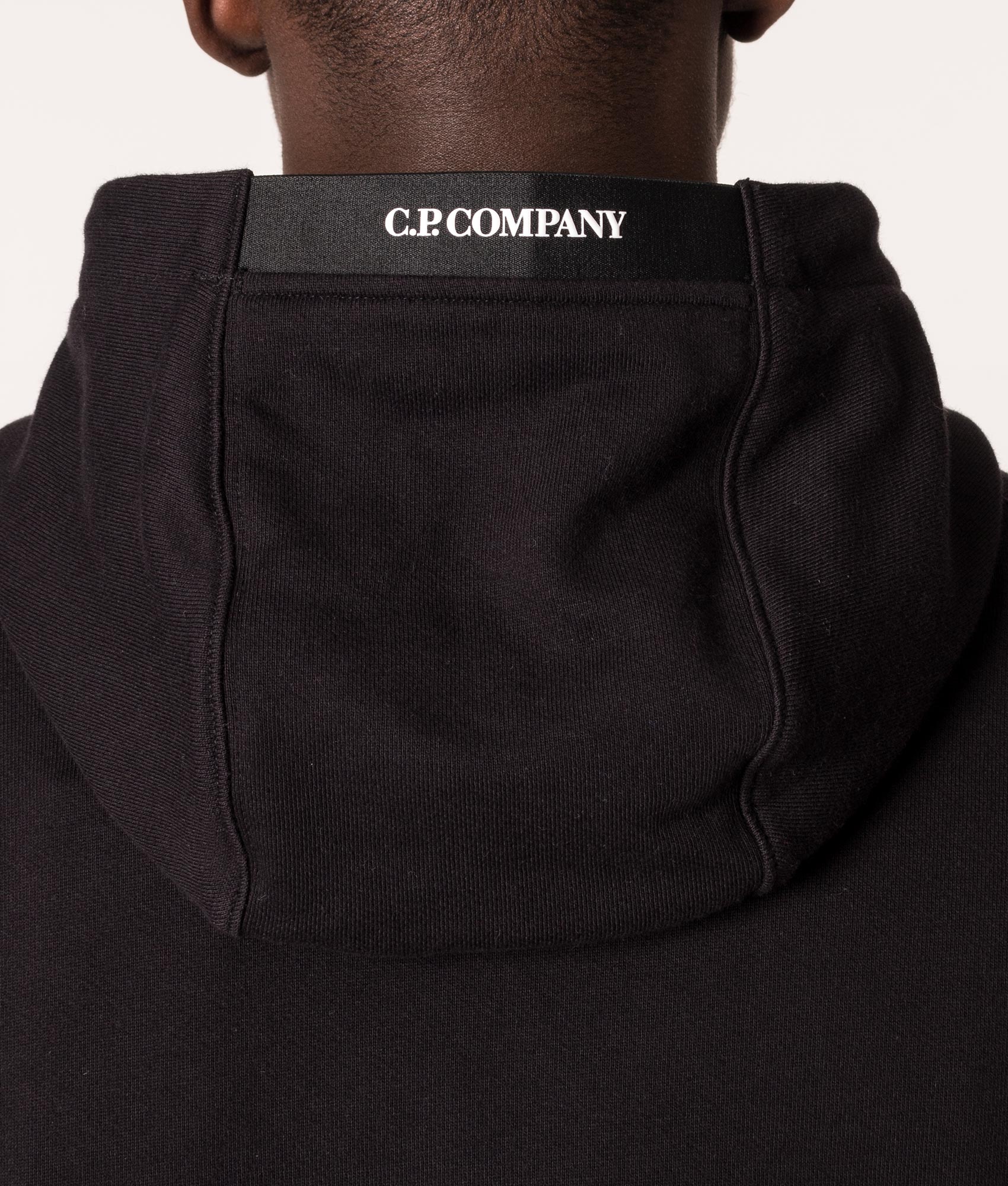 Diagonal-Raised-Fleece-Hoodie-Black-C.P.-Company-EQVVS