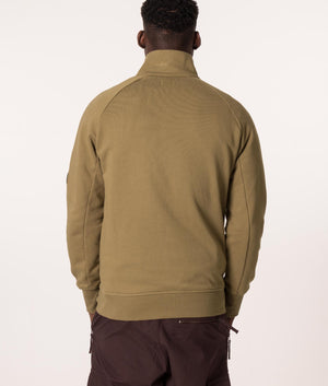 Quarter-Zip-Diagonal-Raised-Fleece-Sweatshirt-Lead-Gray-C.P.-Company-EQVVS