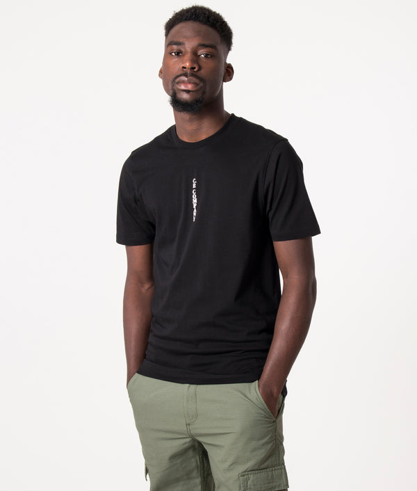 Relaxed Fit 30/1 Vertical Logo T-Shirt | C.P. Company | EQVVS