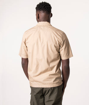 Zip-Through-Short-Sleeve-Rip-Stop-Shirt-Cobblestone-C.P.-Company-EQVVS