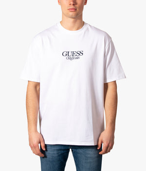 guess white tee