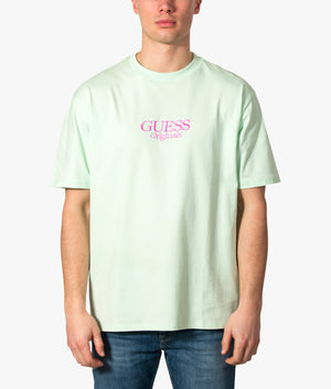 G0-Austin-Short-Sleeve-Logo-T-Shirt-Soft-Jade-Guess-EQVVS