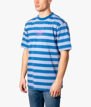 GO-Reid-Short-Sleeved-Striped-T-Shirt-Water-Park-Blue-Multi-Guess-EQVVS