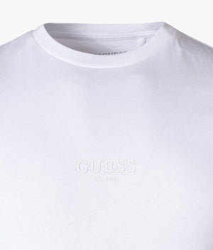 Aidy-Crew-Neck-Short-Sleeved-Tee-White-GUESS-EQVVS