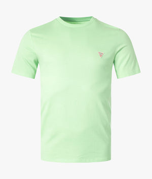 Crew-Neck-Short-Sleeve-Core-Tee-Green-GUESS-EQVVS