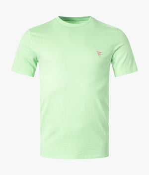 Crew-Neck-Short-Sleeve-Core-Tee-Green-GUESS-EQVVS