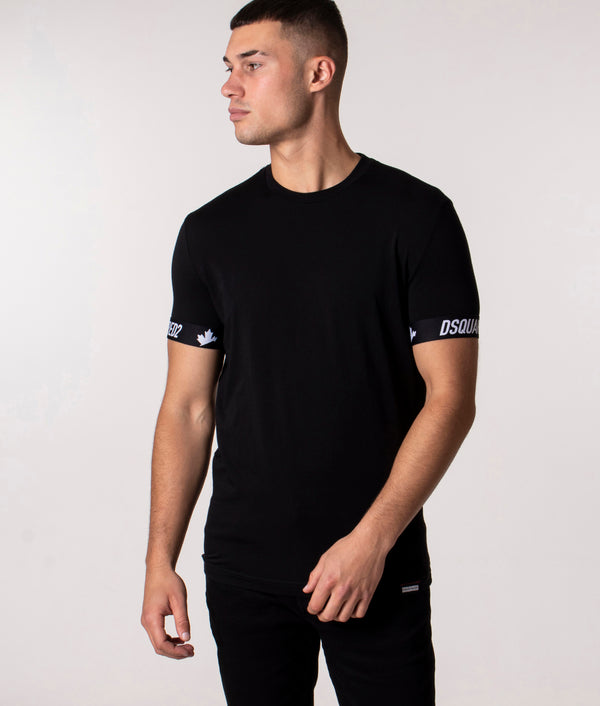Dsquared2 ラウントネックTシャツ D9M3S55000 001 Round Neck T-Shirt