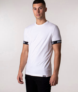Double-Arm-Band-T-Shirt-White-DSquared2-EQVVS