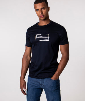 Faded-Logo-T-Shirt-Blue-Navy-Emporio-Armani-EQVVS
