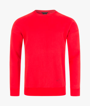 Large-Arm-Patch-Logo-Sweatshirt-Red-Paul&Shark-EQVVS