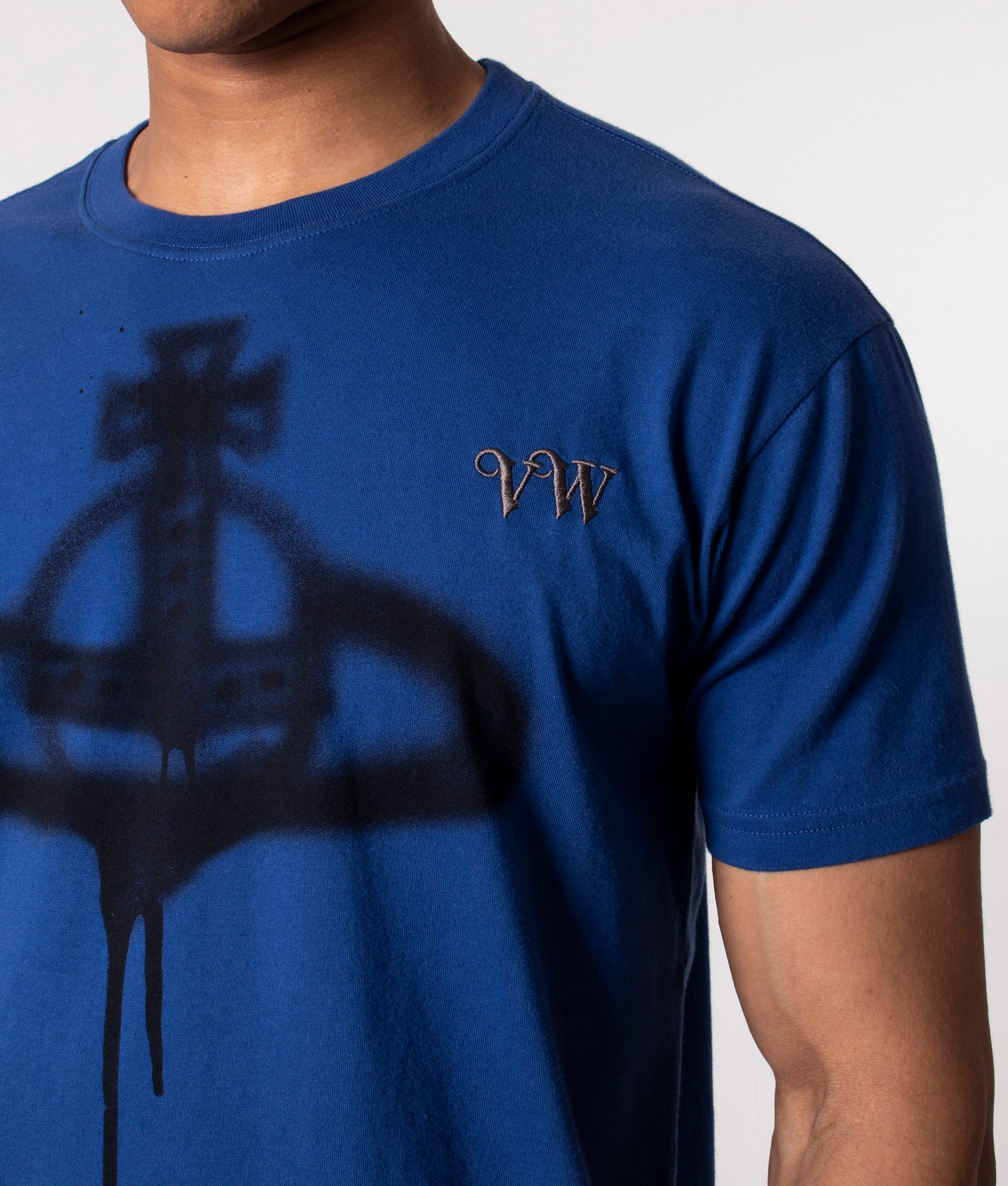 Relaxed-Fit-Spray-Orb-Classic-T-Shirt-Blue-Vivienne-Westwood-EQVVS 