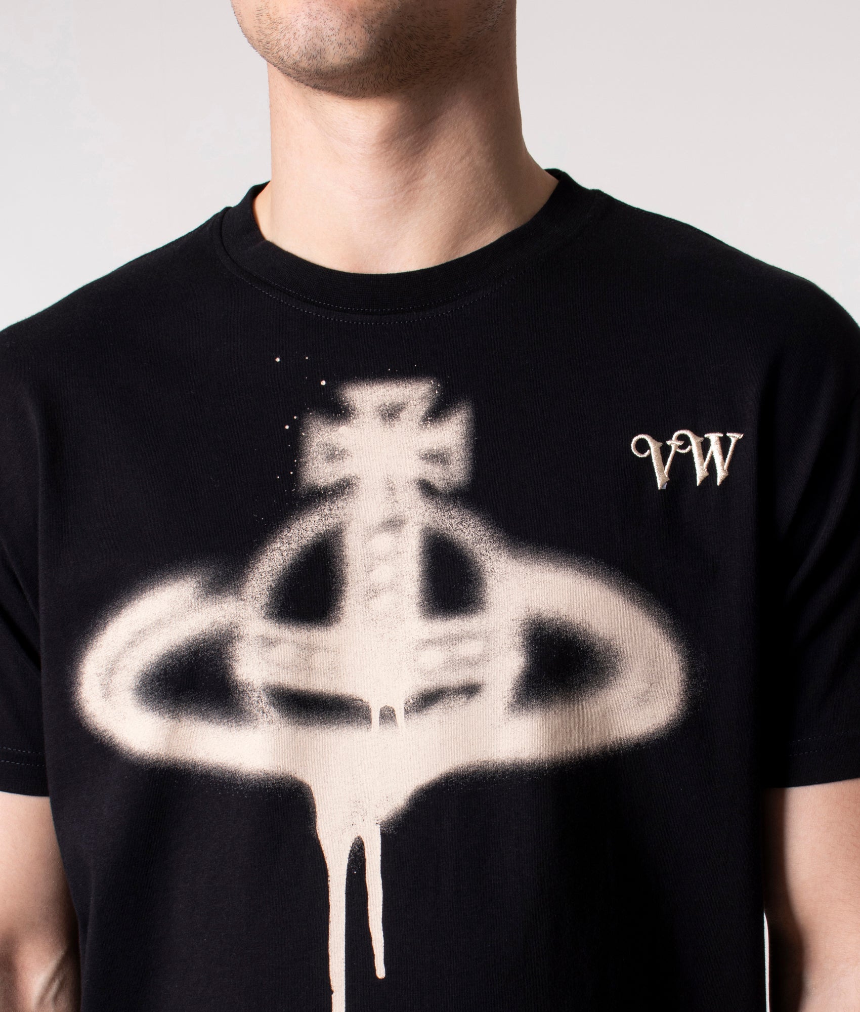 Relaxed-Fit-Spray-Orb-Classic-T-Shirt-Black-Vivienne-Westwood-EQVVS