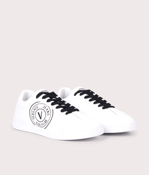 Brooklyn-V-Emblem-Trainers-White/Black-Versace-Jeans-Couture-EQVVS
