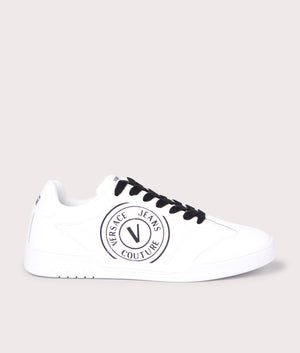 Brooklyn-V-Emblem-Trainers-White/Black-Versace-Jeans-Couture-EQVVS