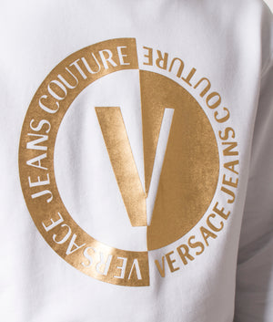 New-V-Emblem-Logo-Hoodie-White/Gold-Versace-Jeans-Couture-EQVVS