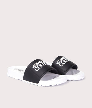 Fondo-Logo-Sliders-Black/White-Versace-Jeans-Couture-EQVVS