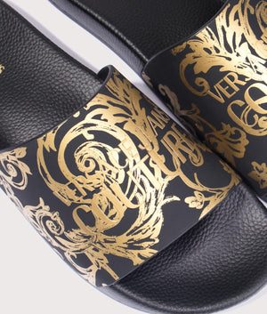 Baroque-Logo-Sliders-Black/Gold-Versace-Jeans-Couture-EQVVS