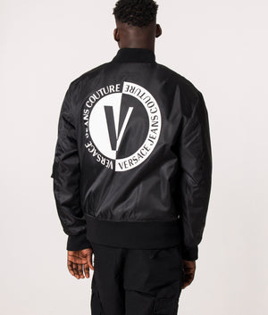 Large-V-Emblem-Logo-Bomber-Jacket-Black-Versace-Jeans-Couture-EQVVS