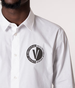 New-V-Emblem-Logo-Stretch-Shirt-White-Versace-Jeans-Couture-EQVVS