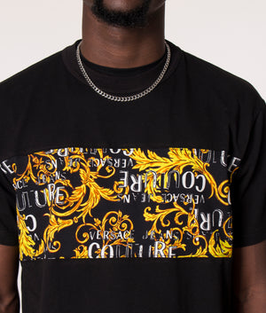 Couture-Logo-Baroque-T-Shirt-Black/Gold-Versace-Jeans-Couture-EQVVS