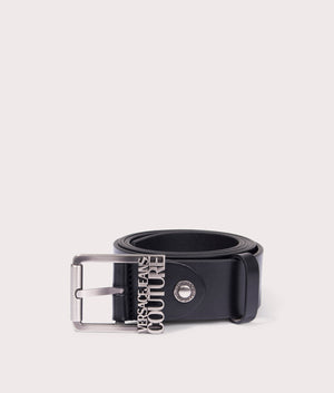 Versace-Jeans-Couture-Cintura-Logo-Belt-Black/Old-Brushed-Nykel-Versace-Jeans-Couture-EQVVS