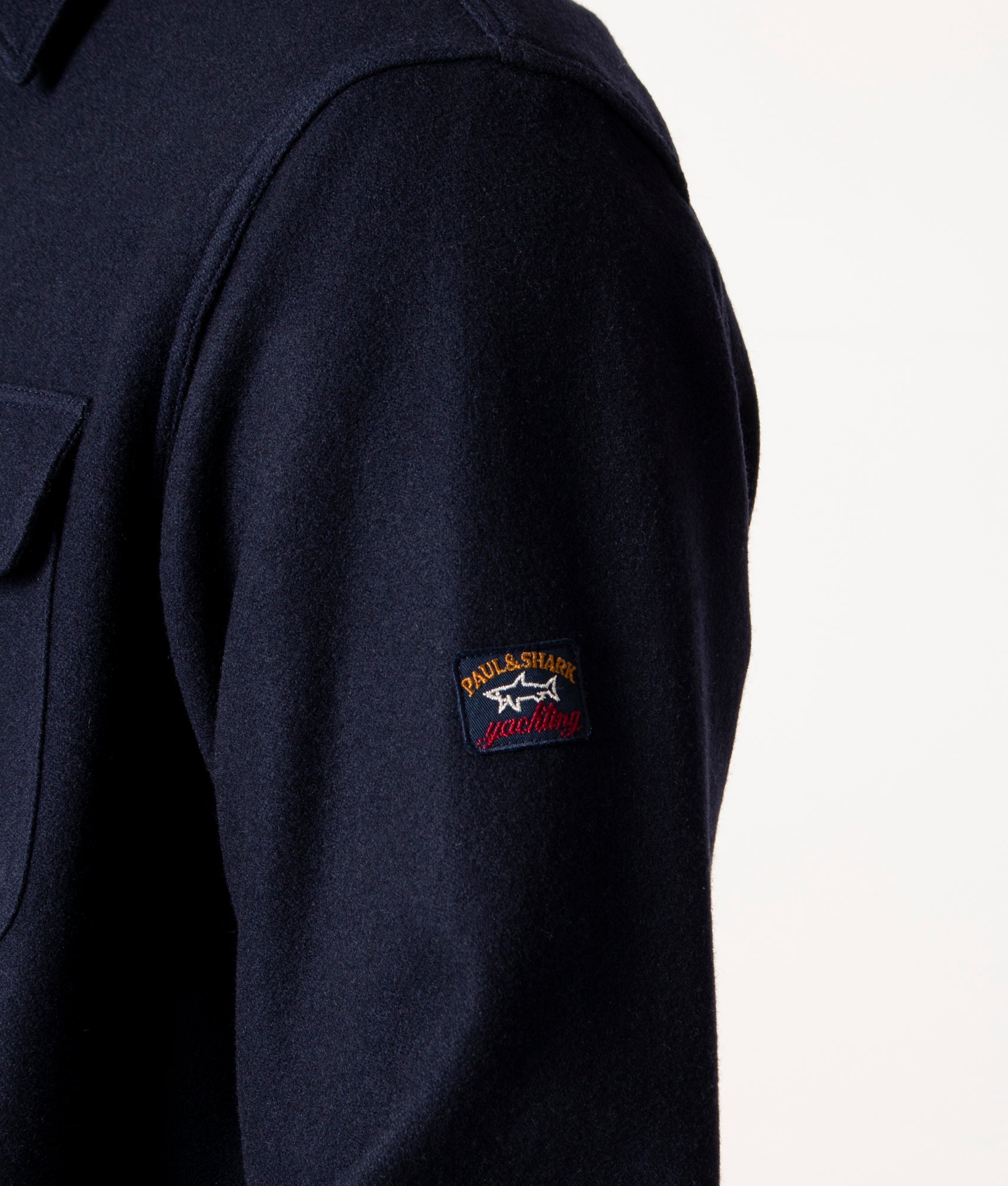 Woollen-Overshirt-Blue-Paul-&-Shark-EQVVS