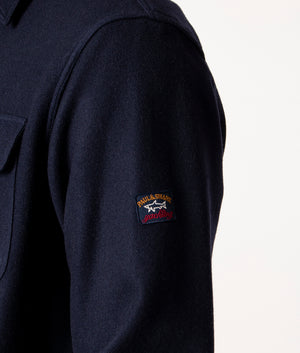 Woollen-Overshirt-Blue-Paul-&-Shark-EQVVS