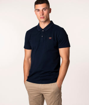 Iconic-Badge-Piqué-Polo-Shirt-Blue-Paul-&-Shark-EQVVS