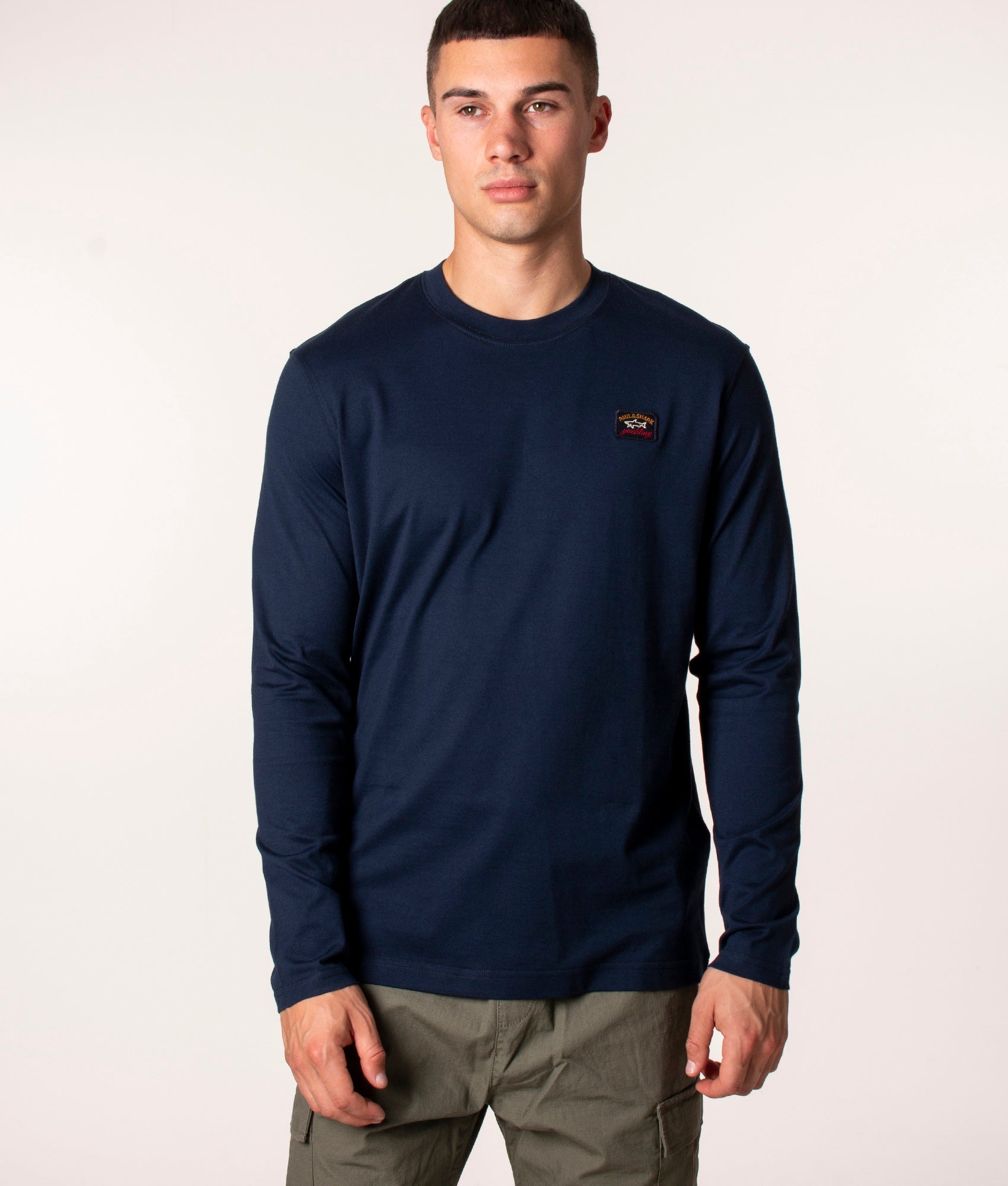 Long-Sleeve-Knitted-T-Shirt-Blue-Paul-&-Shark-EQVVS