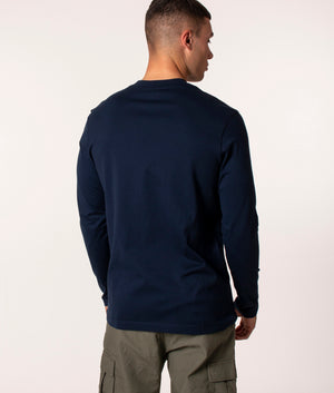 Long-Sleeve-Knitted-T-Shirt-Blue-Paul-&-Shark-EQVVS
