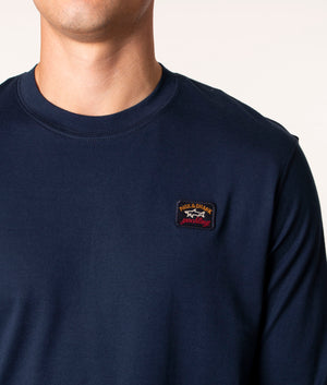Long-Sleeve-Knitted-T-Shirt-Blue-Paul-&-Shark-EQVVS